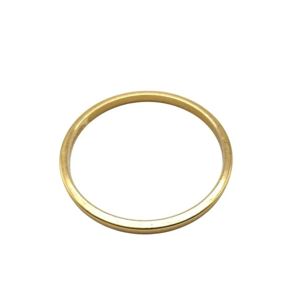 Vintage Monet Gold Tone Bangle Bracelet For Women Size Small - Picture 1 of 5